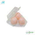 3 holes clear small plastic chicken egg tray packaging container carton box